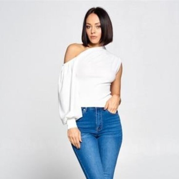 Tops - Ladies One Shoulder Top